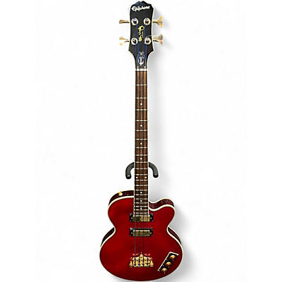 Used Epiphone Allen Woody Signature Wine Red Electric Bass Guitar