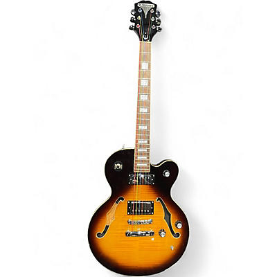 Used Epiphone Alleykat Vintage Sunburst Hollow Body Electric Guitar