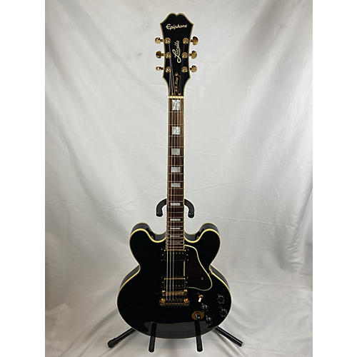 Epiphone Used Epiphone BB King Lucille Black Hollow Body Electric Guitar Black