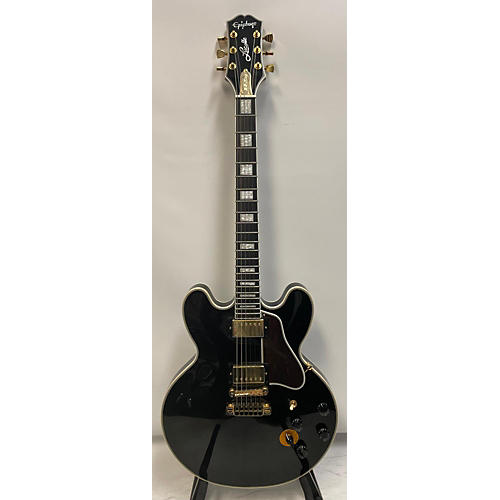 Epiphone Used Epiphone BB King Lucille Black Hollow Body Electric Guitar Black