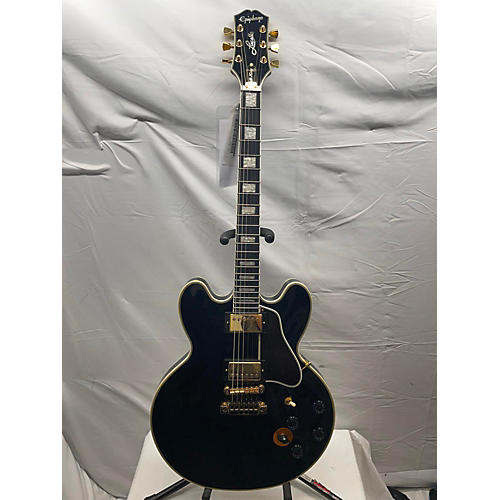 Epiphone Used Epiphone BB King Lucille Black Hollow Body Electric Guitar Black