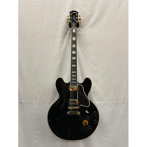 Epiphone Used Epiphone BB King Lucille Black Hollow Body Electric Guitar Black