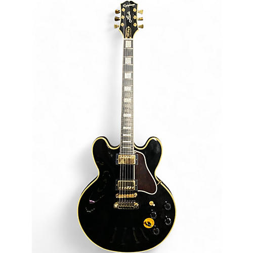 Epiphone Used Epiphone BB King Lucille Black Hollow Body Electric Guitar Black