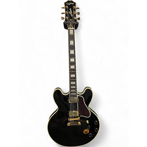 Epiphone Used Epiphone BB King Lucille Black Hollow Body Electric Guitar Black