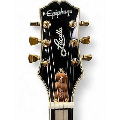 Used Epiphone BB King Lucille Black Hollow Body Electric Guitar
