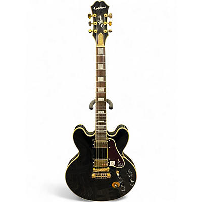 Used Epiphone BB King Lucille Black Hollow Body Electric Guitar