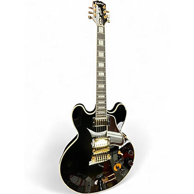 Used Epiphone BB King Lucille Black Hollow Body Electric Guitar