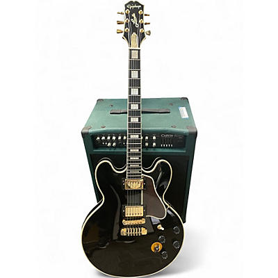 Used Epiphone BB King Lucille Black Hollow Body Electric Guitar
