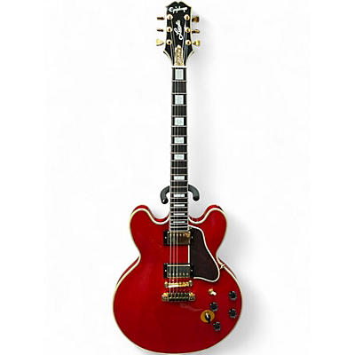 Used Epiphone BB King Lucille Cherry Hollow Body Electric Guitar