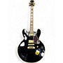 Used Epiphone BB King Lucille Ebony Hollow Body Electric Guitar Ebony