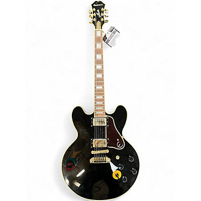 Used Epiphone BB King Lucille Ebony Hollow Body Electric Guitar