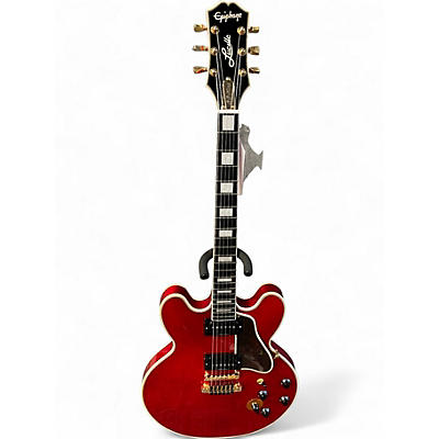 Used Epiphone BB King Lucille Limited Edition Red Hollow Body Electric Guitar