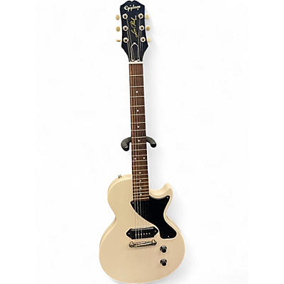 Used Epiphone  BILLIE JOE ARMSTRONG LES PAUL JUNIOR Alpine White Solid Body Electric Guitar