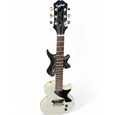 Used Epiphone BILLY JOE LES PAUL JUNIOR Alpine White Solid Body Electric Guitar