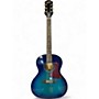 Used Epiphone BLUES KING STUDIO Blue Burst Acoustic Electric Guitar Blue Burst