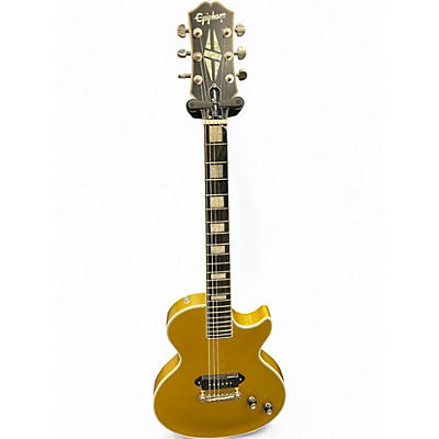 Used Epiphone BLUES LOVER Antique Gold Solid Body Electric Guitar
