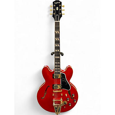 Used Epiphone Back to the Future 345 Wine Red Hollow Body Electric Guitar