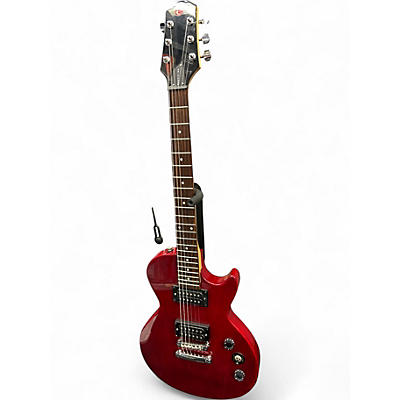 Used Epiphone Basher Les Paul Blood Red Solid Body Electric Guitar