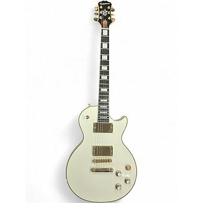 Used Epiphone Bjorn Gelotte Signature Jotun Les Paul Custom White Solid Body Electric Guitar