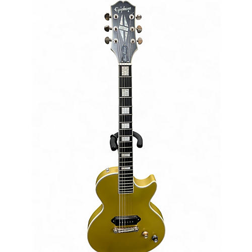 Used Epiphone Blues Power Gold Solid Body Electric Guitar Gold
