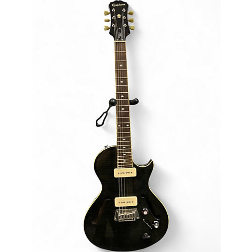 Used Epiphone Blueshawk Deluxe Trans Black Hollow Body Electric Guitar Trans Black