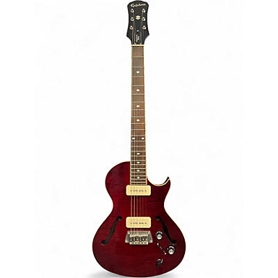 Used Epiphone Blueshawk Deluxe Trans Red Solid Body Electric Guitar