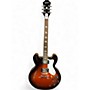 Used Epiphone Boneheaded Riviera Dark Tobacco Burst Hollow Body Electric Guitar Dark Tobacco Burst