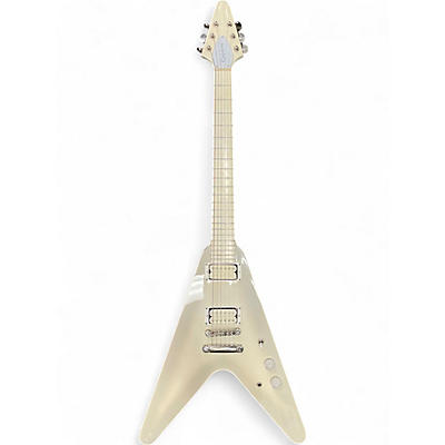 Used Epiphone Brendon Small Snow Falcon Flying V White Solid Body Electric Guitar