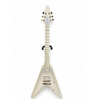 Used Epiphone Brendon Small Snow Falcon Flying V White Solid Body Electric Guitar