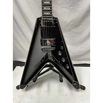 Epiphone Used Epiphone Brett Hinds Flying V Custom Silverburst Solid Body Electric Guitar