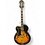 Used Epiphone Broadway Left Handed 3 Color Sunburst Hollow Body Electric Guitar 3 Color Sunburst