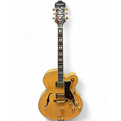 Used Epiphone Broadway Natural Hollow Body Electric Guitar