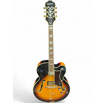 Used Epiphone Broadway Vintage Sunburst Hollow Body Electric Guitar