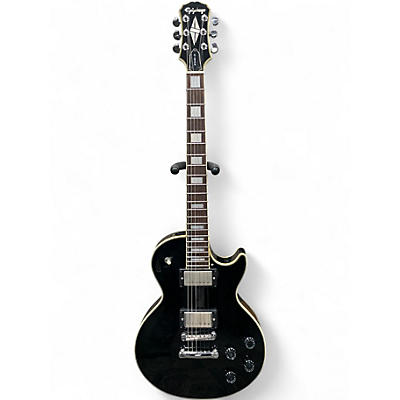 Used Epiphone By Gibson Les Paul, Made in Korea Black Solid Body Electric Guitar