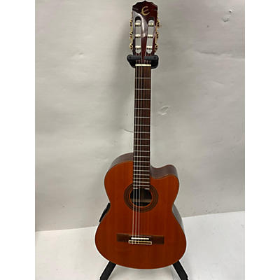 Used Epiphone C70CE Natural Classical Acoustic Electric Guitar