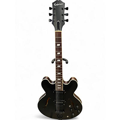Used Epiphone CASINO USA Satin Black Hollow Body Electric Guitar