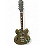 Used Epiphone CASINO WORN Green Hollow Body Electric Guitar Green