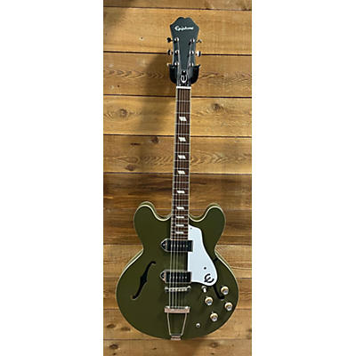 Epiphone Used Epiphone CASINO WORN OLIVE GREEN Hollow Body Electric Guitar