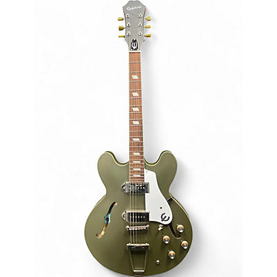 Used Epiphone CASINO WORN Royal Olive Hollow Body Electric Guitar