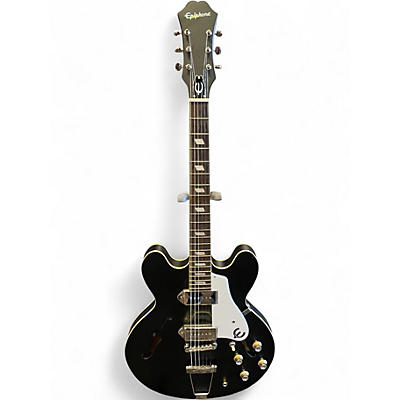 Used Epiphone CASINO WORTH Black Hollow Body Electric Guitar