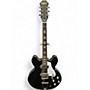Used Epiphone CASINO WORTH Black Hollow Body Electric Guitar Black