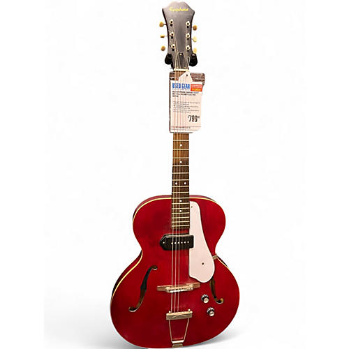 Used Epiphone CENTURY E422T RED Hollow Body Electric Guitar RED