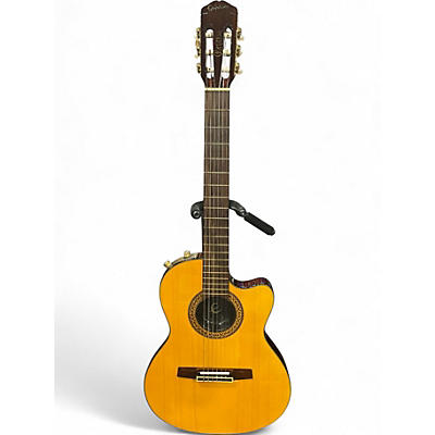 Used Epiphone CHET ATKINS Natural Acoustic Electric Guitar