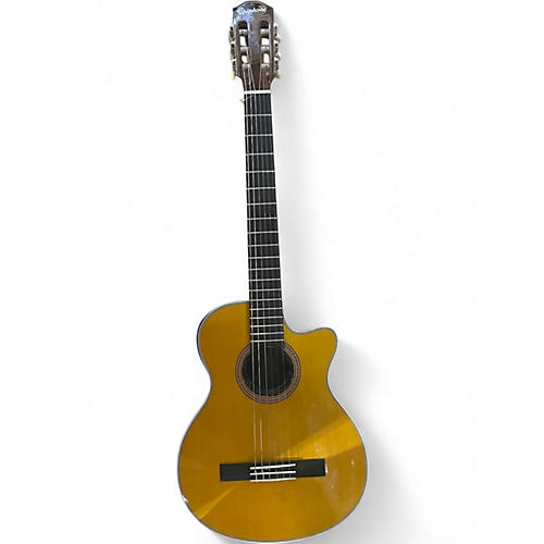 Used Epiphone COUPE Natural Classical Acoustic Electric Guitar Natural