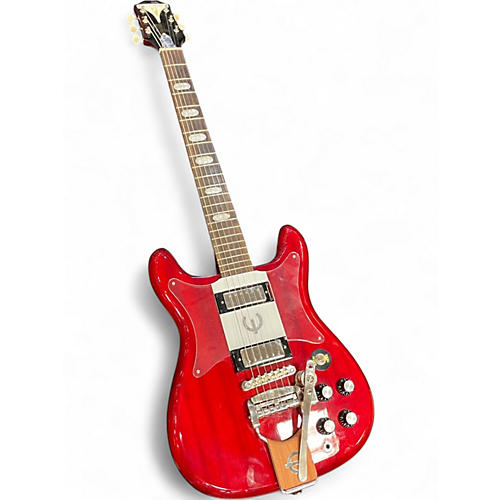 Used Epiphone CRESTWOOD Red Solid Body Electric Guitar Red