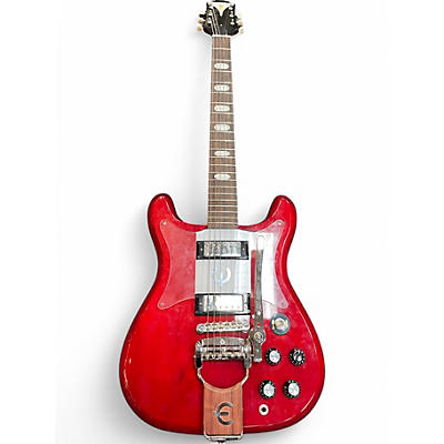 Used Epiphone CRESTWOOD TREMOTONE Cherry Solid Body Electric Guitar