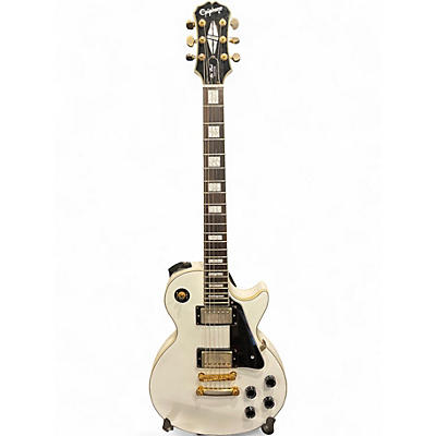 Used Epiphone CUSTOM Polar White Solid Body Electric Guitar