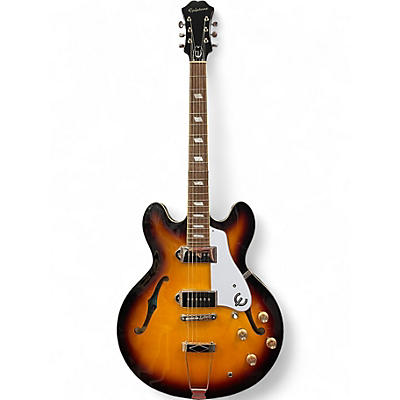 Used Epiphone Casino 2 Color Sunburst Hollow Body Electric Guitar