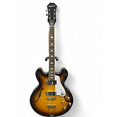 Used Epiphone Casino 2 Color Sunburst Hollow Body Electric Guitar
