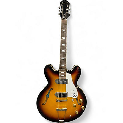 Used Epiphone Casino 2 Color Sunburst Hollow Body Electric Guitar